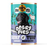 DOBRY PIES Surf & Turf Salmon and lamb - natvoer voor honden - 400g