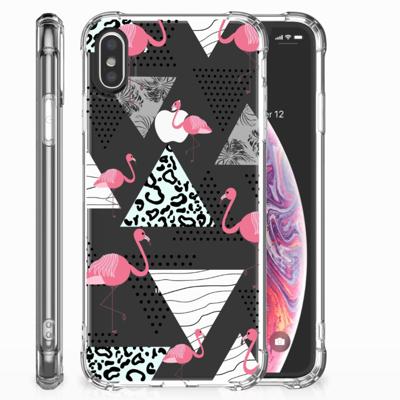 Apple iPhone X | Xs Case Anti-shock Flamingo Triangle Apple iPhone X | Xs Case Anti-shock Flamingo Triangle