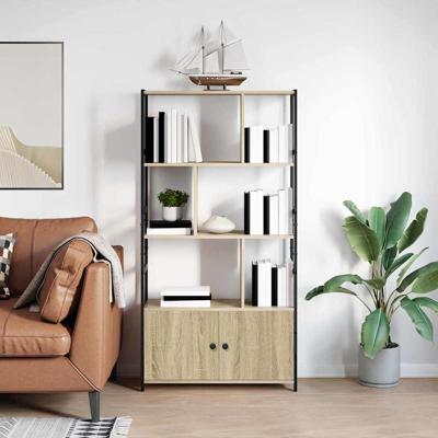 Boekenkast Sonoma eiken 80 x 30 x 155,5 cm Bewerkt hout