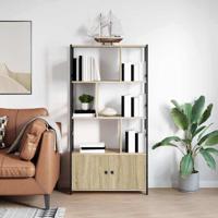 Boekenkast Sonoma eiken 80 x 30 x 155,5 cm Bewerkt hout