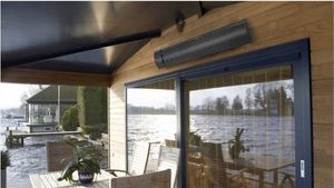 Eurom Terrasverwarming Outdoor Heatpanel 1800watt wand/plafond zwart 333947