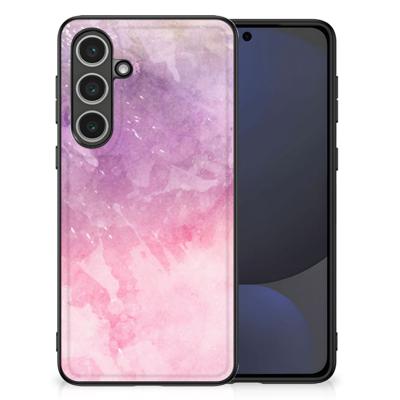 Kleurrijke Telefoonhoesje Samsung Galaxy S24 FE Pink Purple Paint