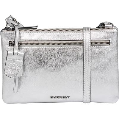 Burkely Double Pocket Bag Schoudertas Rock Ruby Speedy Silver