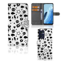 Telefoonhoesje met Naam OPPO Find X5 Lite | Reno 7 5G Silver Punk Telefoonhoesje met Naam OPPO Find X5 Lite | Reno 7 5G Silver Punk