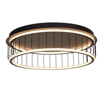 Searchlight Led plafondlampCircolo Ø 60cm - 54216-1BK
