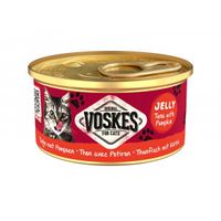 Voskes Jelly tonijn met pompoen natvoer kat (24x85 g) 2 trays (48 x 85 g)