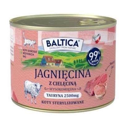 BALTICA Smaki regionów Lamb with veal - nat kattenvoer - 185g