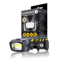 Everactive HL150 zaklantaarn Zwart Lantaarn aan hoofdband COB LED
