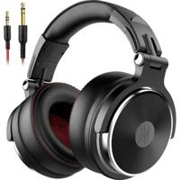 OneOdio Pro-60 Over Ear koptelefoon DJ Kabel Stereo Zwart High-Resolution Audio Vouwbaar, Zwenkbare oorschelpen