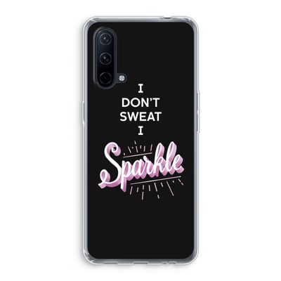 Sparkle quote: OnePlus Nord CE 5G Transparant Hoesje