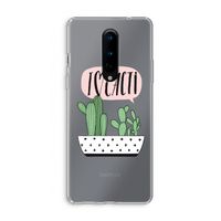 I love cacti: OnePlus 8 Transparant Hoesje