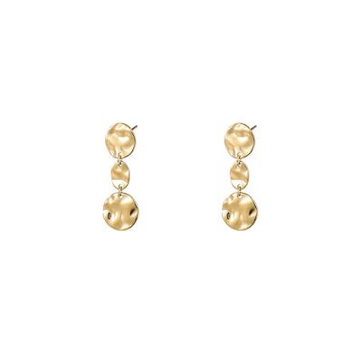 Day&Eve Oorbellen Long Round Stud | Goud