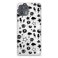 Silicone Back Case Motorola Edge 20 Lite Silver Punk - thumbnail