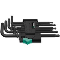 Wera 967 PKL/9 TORX® Binnen-Torx Haakse schroevendraaierset T 8, T 9, T 10, T 15, T 20, T 25, T 27, T 30, T 40 9-delig