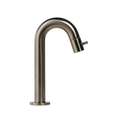 Fonteinkraan Blue Label Viby | Opbouw | Koudwater kraan | Standaard model | Rond | Geborsteld nikkel PVD