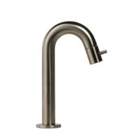 Fonteinkraan Blue Label Viby | Opbouw | Koudwater kraan | Standaard model | Rond | Geborsteld nikkel PVD