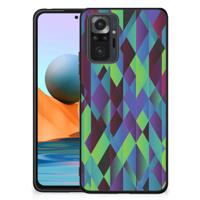 Xiaomi Redmi Note 10 Pro Backcover Abstract Green Blue