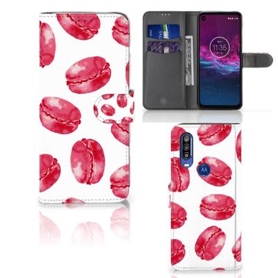 Motorola One Action | Book Cover | Pink Macarons