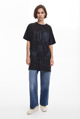 Kort jurkje met korte mouwen Mickey - BLACK - L