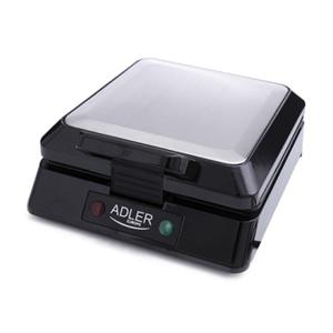 Adler AD 3036 wafelijzer 4 wafel(s) 1500 W Zwart, Grijs