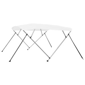 VidaXL Biminitop 4-boogs 243x196x137 cm wit