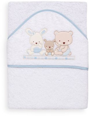 Interbaby handdoek beer 100 x 100 cm katoen licht Interbaby handdoek beer 100 x 100 cm katoen licht