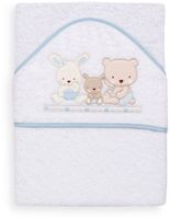 Interbaby handdoek beer 100 x 100 cm katoen licht - thumbnail