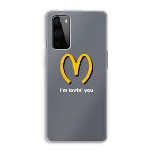 I'm lovin' you: OnePlus 9 Pro Transparant Hoesje