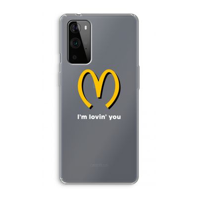 I'm lovin' you: OnePlus 9 Pro Transparant Hoesje