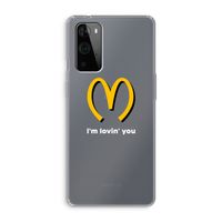 I'm lovin' you: OnePlus 9 Pro Transparant Hoesje