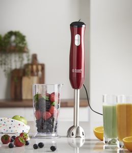 Russell Hobbs Desire 0,7 l Staafmixer 500 W Rood, Roestvrijstaal