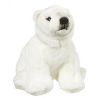 Pluche knuffel ijsbeer 22 cm