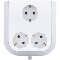 REV 0020330112-EF 3-voudig Stopcontactsplitter Wit