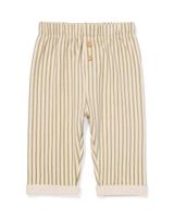 HEMA Babybroek comfy fit jersey strepen ecru (ecru)