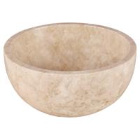 Differnz LODI Waskom - 38cm - gepolijst natuursteen - beige 36.102.46