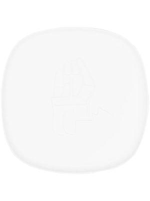 Cassina plateau carré Le Main Ouvert en porcelaine - Blanc