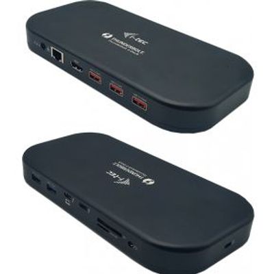 I-tec Thunderbolt 3/USB-C Dual 4K Docking Station + USB-C to DisplayPort Cable (1,5 m) + Power Deliv