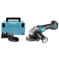 Makita DGA504RTJ Accu Haakse Slijper 125mm 18V 5.0Ah in Mbox
