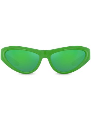 Dolce & Gabbana Eyewear lunettes de soleil DG Toy à monture papillon - Vert