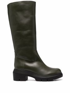 Stuart Weitzman bottes en cuir - Marron