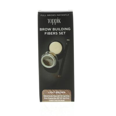 Toppik Poeder Fibers Brow Building Fibers Set Powder Light Brown 2gr