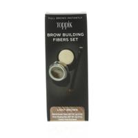 Toppik Poeder Fibers Brow Building Fibers Set Powder Light Brown 2gr