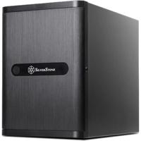 SilverStone sst-ds380b mini tower behuizing (zwart | 2x usb-a)