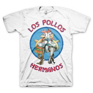 T-shirt Breaking Bad Los Pollos wit voor heren 2XL  -