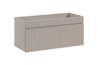 Comad Iconic Cashmere FSC onderkast met ribbelfront 100cm taupe