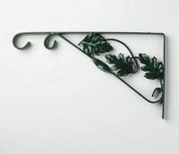 Muurhaak decoratief groen H20x35cm - Nature
