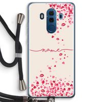 Hartjes en kusjes: Huawei Mate 10 Pro Transparant Hoesje met koord