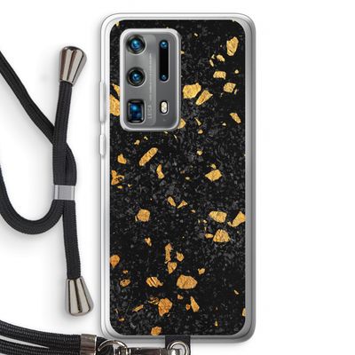 Terrazzo N°7: Huawei P40 Pro Plus Transparant Hoesje met koord