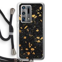 Terrazzo N°7: Huawei P40 Pro Plus Transparant Hoesje met koord