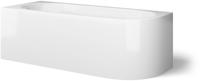 Looox Cool Corner Bad links 170x70cm Glans Wit - thumbnail